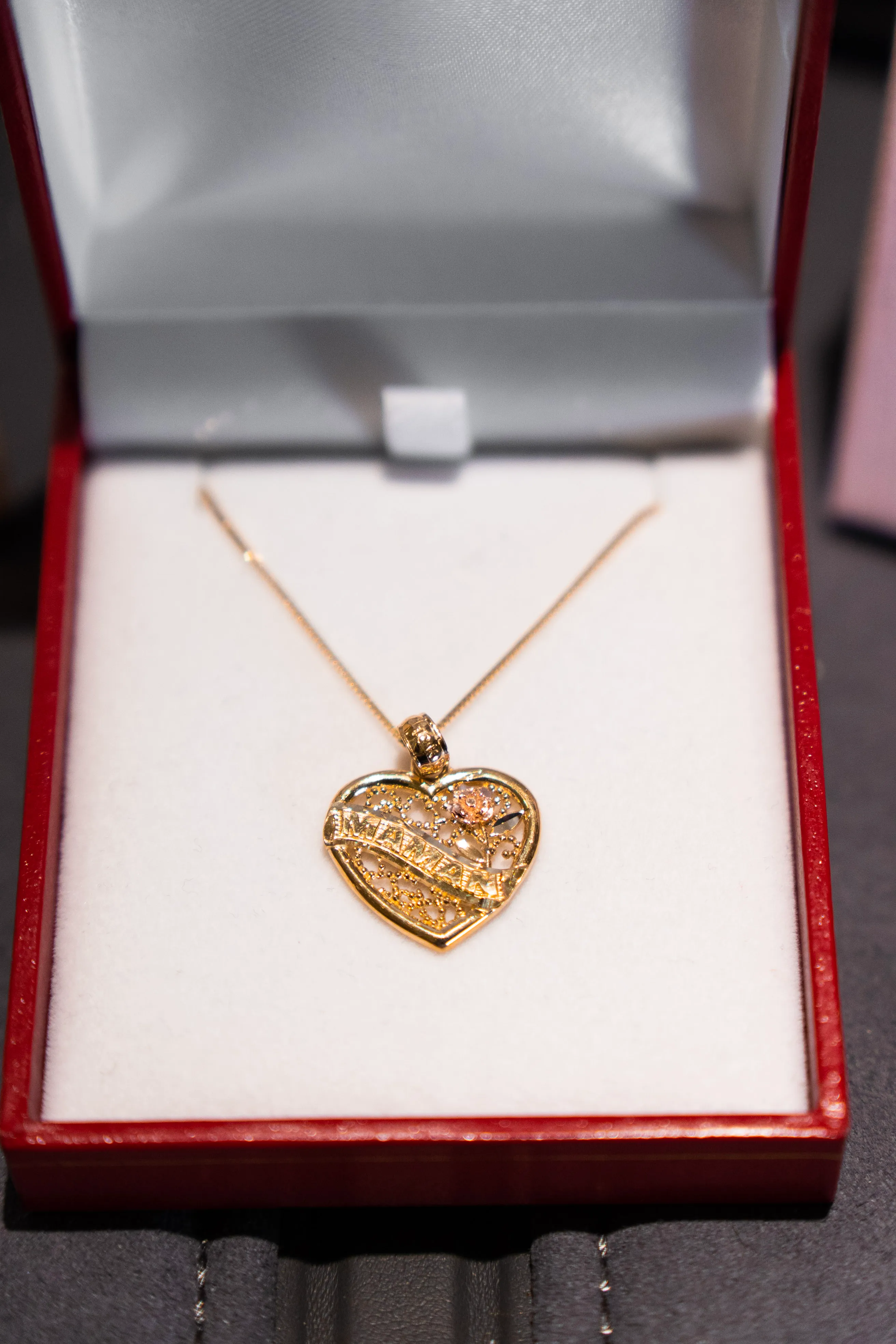 Pendentif cœur « Maman »